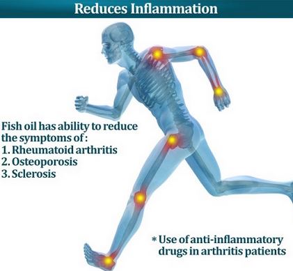 fish oil helps reduce inflammation
