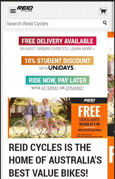 Reid Cycles - best online bike store