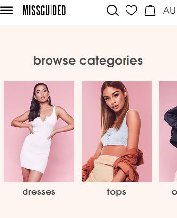 Missguided - best australian clothing store for women