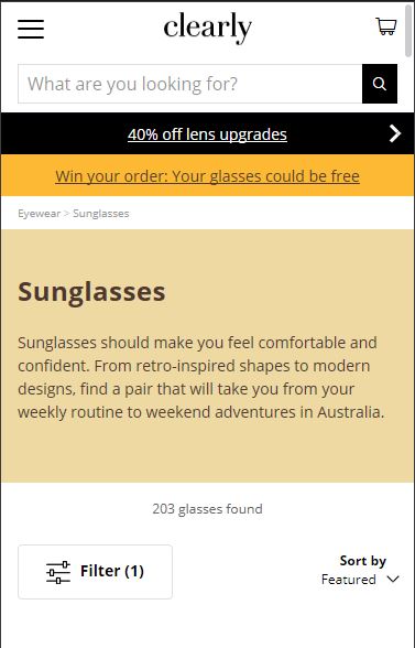 Clearly - cheap prescription sunglasses online Australia