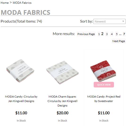 FabricGarden - Moda fabrics online