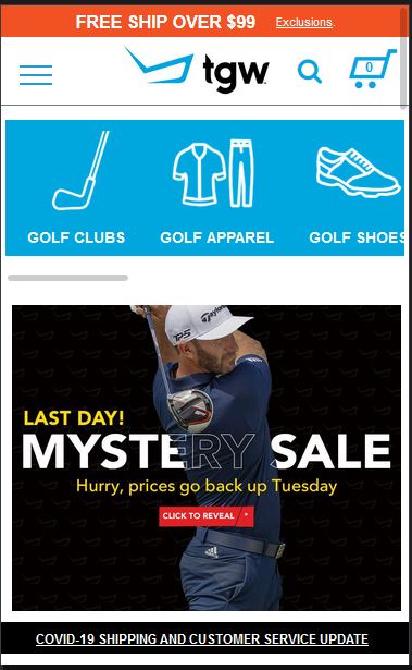 GolfOnline - Best online golf store Australia