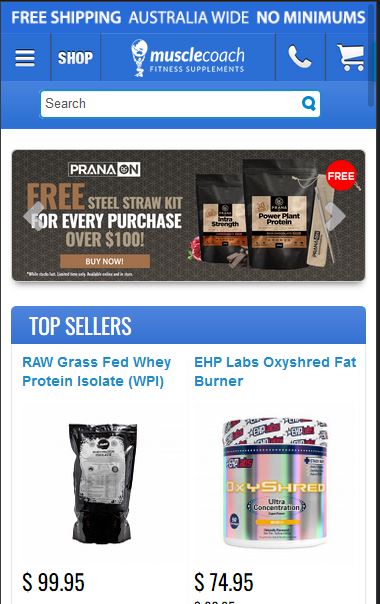 Muscle coach fitness supplements - top online supplement stores