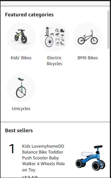 Amazon Australia - where to buy bikes online